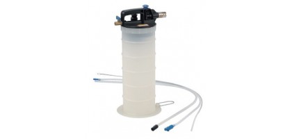 Пневматический насос с ёмкостью 5,5 литров для вытяжки отработанного масла (пластик) (FORCE-9T3607)