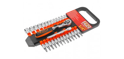 Набор головок и бит 28пр. 1/4" PRO STARTUL (PRO-028)