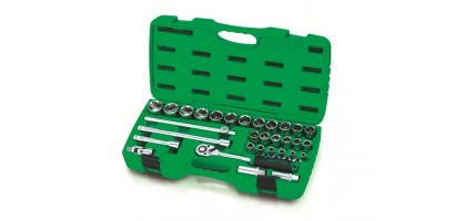 Набор головок 1/2" 8-32мм 31предм. 6гр. TOPTUL (GAAI3104)