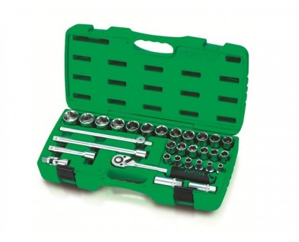 Набор головок 1/2" 8-32мм 31предм. 6гр. TOPTUL (GAAI3104)