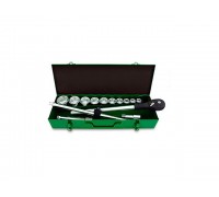 Набор головок 3/4" 22-50мм 14предм. 6гр. металл.кейс TOPTUL (GCAD1405)