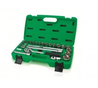 Набор головок 1/2" 8-32мм 28предм. 6гр. TOPTUL (GCAI2802)