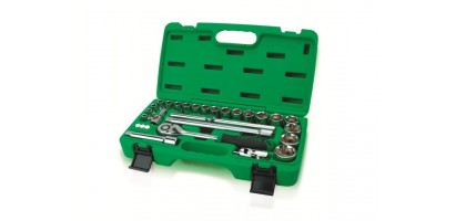 Набор головок 1/2" 8-32мм 28предм. 6гр. TOPTUL (GCAI2802)