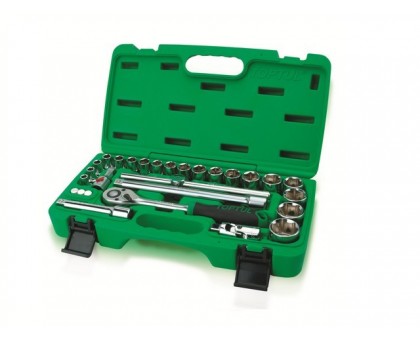 Набор головок 1/2" 8-32мм 28предм. 6гр. TOPTUL (GCAI2802)