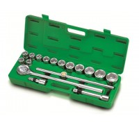 Набор головок 3/4" 19-50мм 17предм. 6гр. TOPTUL (GCAI1701)