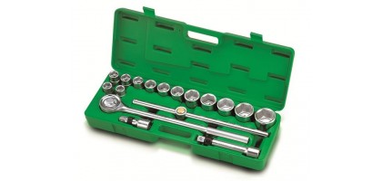 Набор головок 3/4" 19-50мм 17предм. 6гр. TOPTUL (GCAI1701)