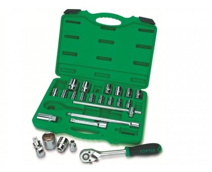 Набор головок 1/2" 8-32мм 24предм. 6гр. TOPTUL (GCAI2404)