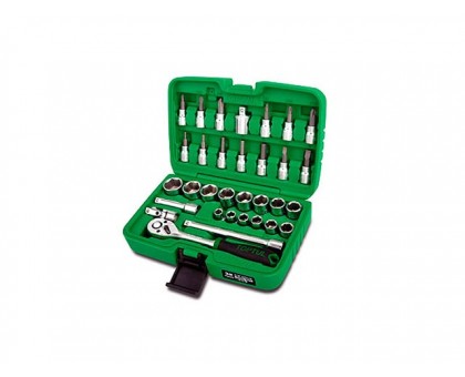Набор головок и бит 32предм. 3/8" 12гр. TOPTUL (GCAI3202)