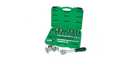 Набор головок 1/2" 8-32мм 24предм. 6гр. TOPTUL (GCAI2408)