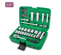 Набор головок и бит 39предм. 3/8" 12гр. TOPTUL (GCAI3902)