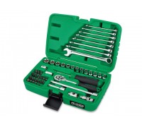 Набор головок и ключей 49 предм. 1/4" 12гр. TOPTUL (GCAI4902)